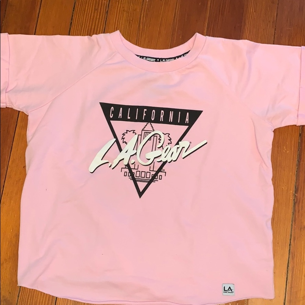 PASTEL PINK LA GEAR T-SHIRT